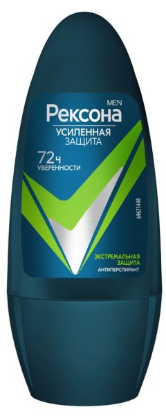 Изображение товара Антиперспирант Rexona Men ролик Экстремальная защита 50мл Антиперспирант Rexona Men ролик Экстремальная защита 50мл фотография