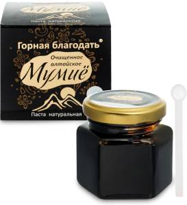 Мумие Горная Благодать в стекле, 100г