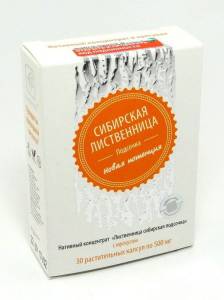 Лиственница сибирская подсочка новая потенция с мускусом, 30 капсул