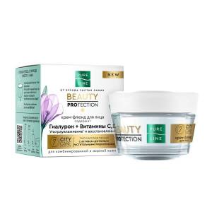 Крем-флюид для лица Beauty Protection для жирной и комбинированной кожи Чистая линия 45мл